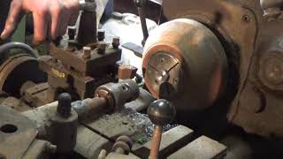 Capstan Lathe Drilling and tapping for Land Rover [upl. by Marika469]