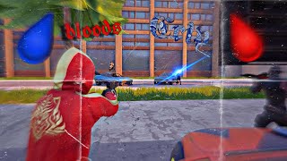 Fortnite roleplay blood vs crips we rob the crips MUST WATCH ‼️‼️ 140 short film [upl. by Alegnasor]