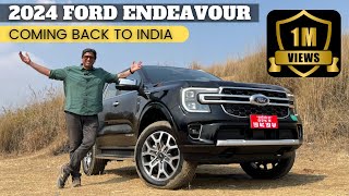 2024 Ford Endeavour  Everest is coming to India Driving it in Nepal Detailed walkaround video [upl. by Enner]