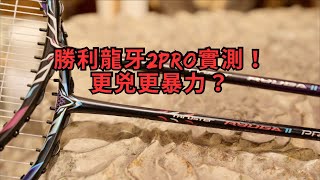 勝利龍牙2 Pro！｜畫龍點睛完成品｜頭重暴力｜力量環pro升級有感｜不能雙打？｜李佳豪、西本拳太戰拍｜TK RYUGA II PRO [upl. by Ahsika]