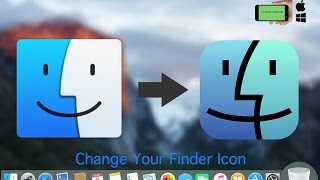 How To Change Finder Icon  Mac Tutorials Ep 4 [upl. by Haze192]