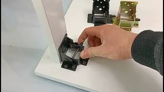 90 ° selflocking folding hinge [upl. by Grubb]