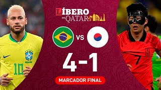 ¡UN PASEO ⚽🏆 BRASIL goleó 41 a COREA DEL SUR  Mundial Qatar 2022  Reacción LÍBERO [upl. by Sirraf908]