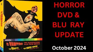 Horror DVD amp Blu Ray Update  Oct 2024 [upl. by Donalt]