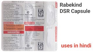 Rabekind DSR Capsule uses side effects and doses in hindi [upl. by Saxena]