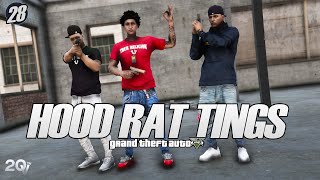 GTA 5 TRAPBOY 28 HOOD RAT TINGS Ft Guwap Gotit amp BabyJaay GTA 5 Street Life Mods [upl. by Atnohsal]