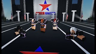 RUCA Cheer United  KC Sapphire Pyramid Flyer POV [upl. by Strenta]