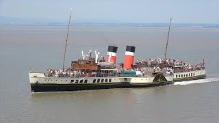 Paddle Steamer Waverley sailing to Minehead [upl. by Nicolette]