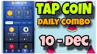 Tap Coin Daily Bounty 10 December 2024  Tapcoin Daily Bounty  Today Tapcoin Daily Combo  AGP [upl. by Antonia]