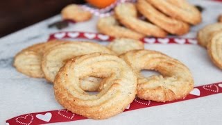 How To Make Danish Butter Cookies Vaniljekranse Christmas Cookies  By One Kitchen Episode 70 [upl. by Eidoc224]