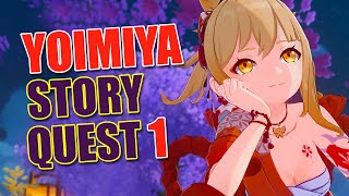 Dreamlike Timelessness  Yoimiya Story Quest Act 1  Genshin Impact [upl. by Eniksre927]