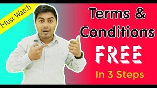 Terms and Conditions Generator Free for your Website  Roy Digital  Learn Digital Marketing [upl. by Malita883]