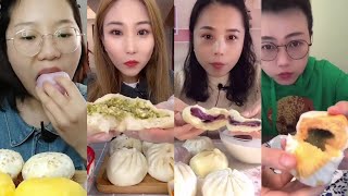 SWEET amp SAVOURY STEAMED BUNS BAOZI 包子  ASMR Subtitled Chinese Food Mukbang 먹방 吃播 [upl. by Arikihs941]