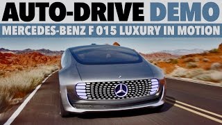 Mercedes F 015 Luxury autodriving on the road [upl. by Iila]