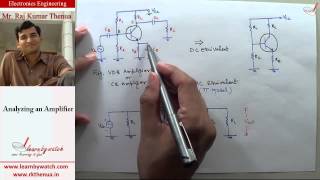 Analyzing an Amplifier  Electronics Engineering by Raj Kumar Thenua Hindi  Urdu [upl. by Aloibaf]