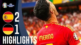 WATCH THIS Spain vs Germany Highlights  Final Summary 21  Mikel Merino Goal Claim The Victory [upl. by Lemmie]