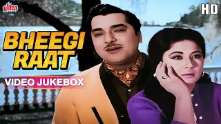 Bheegi Raat Movie Song JUKE BOX  Lata Mangeshkar Mohammed Rafi  Golden Bollywood Hits [upl. by Maurey]