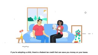 Tax Credits When Adopting a Child  TurboTax Tax Tip Video [upl. by Rudyard]