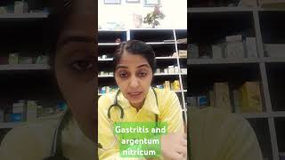 Argentum nitricum and homoeopathy for gastritis [upl. by Strickland]