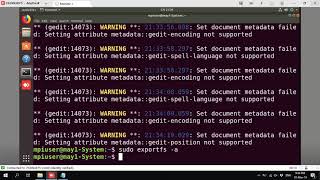 Install OpenMPI in Ubuntu with a cluster step 2  install nfs [upl. by Nicol21]