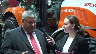 Agritechnica 2011 Interview Herbert Lahm  Neuheiten im Bereich Forst [upl. by Yenffit]