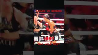 TAYLOR VS SERRANO boxing taylor serrano tysonvspaul [upl. by Mastat]