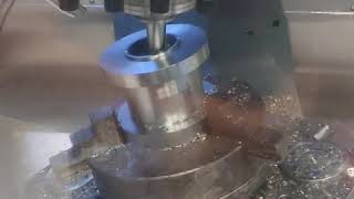 S355 steel 5 axis machining [upl. by Azarcon733]