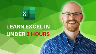 Learn Excel in Under 3 Hours  Pivot Tables Lookups Data Cleaning [upl. by Lory]