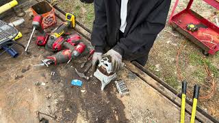 Scrapping electric motors off the back of my scrap trailer [upl. by Anade]