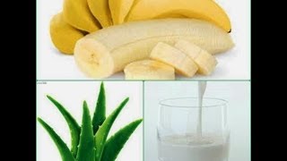 Receitas Caseiras 3 Hidronutrição proteica de Banana  babosa [upl. by Aneeres]