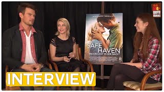 Safe Haven  Josh Duhamel amp Julianne Hough Exclusive Interview 2013 [upl. by Vihs]