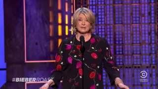 COMEDY CENTRAL ROAST OF JUSTIN BIEBER MARTHA STEWART  MAKING BROWNIES WITH SNOOP DOGG [upl. by Akit124]