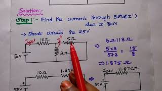 Problems 1 2  Superposition Theorem  Circuit Analysis  Circuit Theory [upl. by Alleuqram]