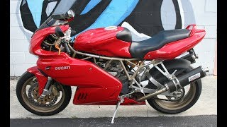 1999 Ducati 900SS Sounds great w Giannelli exhaust [upl. by Wagner504]