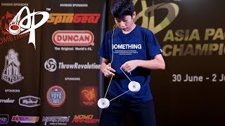 Hajime Miura JP 4A Division Finals  Asia Pacific Yoyo Championships 2017 [upl. by Eelrahc]