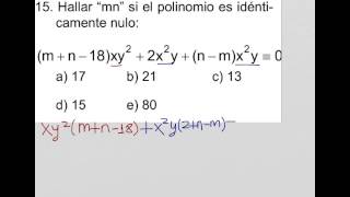 Como resolver polinomio idénticamente nulo [upl. by Secrest]