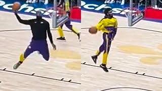 LeBron James vs Bronny James Dunk Contest  When the Son Challenges the Father 1 on 1 in Dunking [upl. by Blus42]