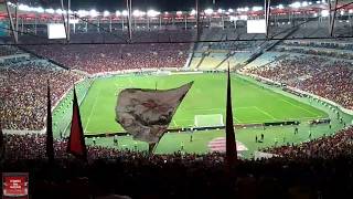 Torcida do Flamengo canta Festa Profana samba da Ilha do Governador de 1989 [upl. by Anor]