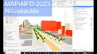 MapInfo 2023 présentation des nouveautés [upl. by Clere]