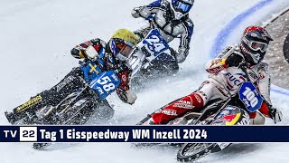 Ice Speedway WM Inzell Max Niedermaier schlägt amtierenden Weltmeister Martin Haarahiltunen 2024 [upl. by Htebaile]