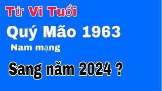 Tử vi tuổi Quý Mão 1963 nam mạng năm 2024 sẽ như nào [upl. by Enelym]