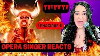 Tenacious D  Tribute  Opera Singer REACTION [upl. by Gypsie]