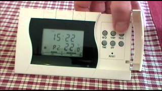 Sunvic TLX programmable room thermostat user instructions by AdvantageSW [upl. by Uda]