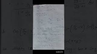 Solutions of Trigonometry class 11  32 33 [upl. by Hamforrd]