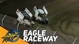 Rico vs Kyle Larson For Eagle Return  High Limit Sprint Car Series at Eagle Raceway [upl. by Carolyn613]