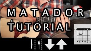 Como tocar quotMatadorquot de Los Fabulosos Cadillacs  Tutorial Guitarra Acordes HD [upl. by Ilhsa339]