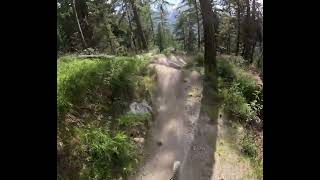 Riffelberg Zermatt full ride flow bike trail [upl. by Naillimxam]