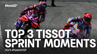 Top 3 TissotSprint Moments 🤯  2024 SpanishGP [upl. by Woodruff631]