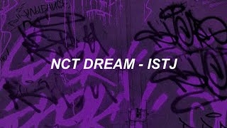 NCT DREAM 엔시티 드림  ISTJ Easy Lyrics [upl. by Sedgewick]