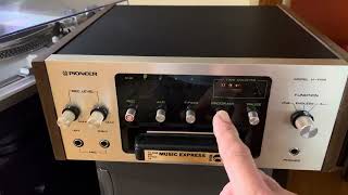 1974 Pioneer HR99 stereo 8 track tape deck restored ￼ [upl. by Salomone]